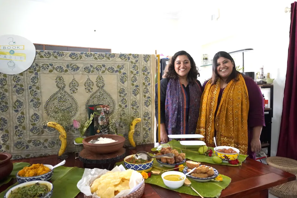 Sisters Shachi and Kriti Srivastava, founders of Book-A-Table